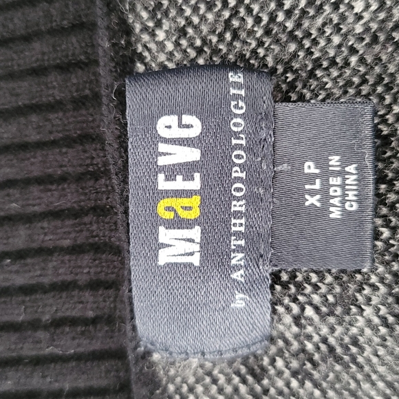 Maeve By Anthropologie Abstract Sweater Shrug Set, Size XL Petite - Picture 8 of 10